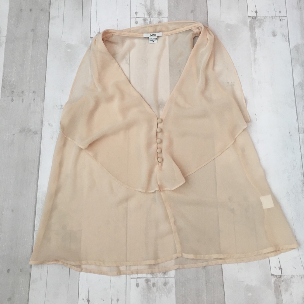 Bar lll light pink blouse