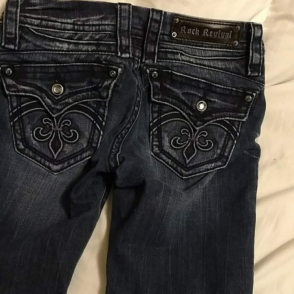 Size 26 Straight Leg Rock Revivals
