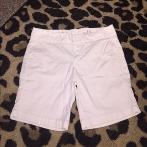 J crew creme shorts