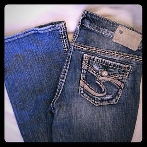 Silver jeans