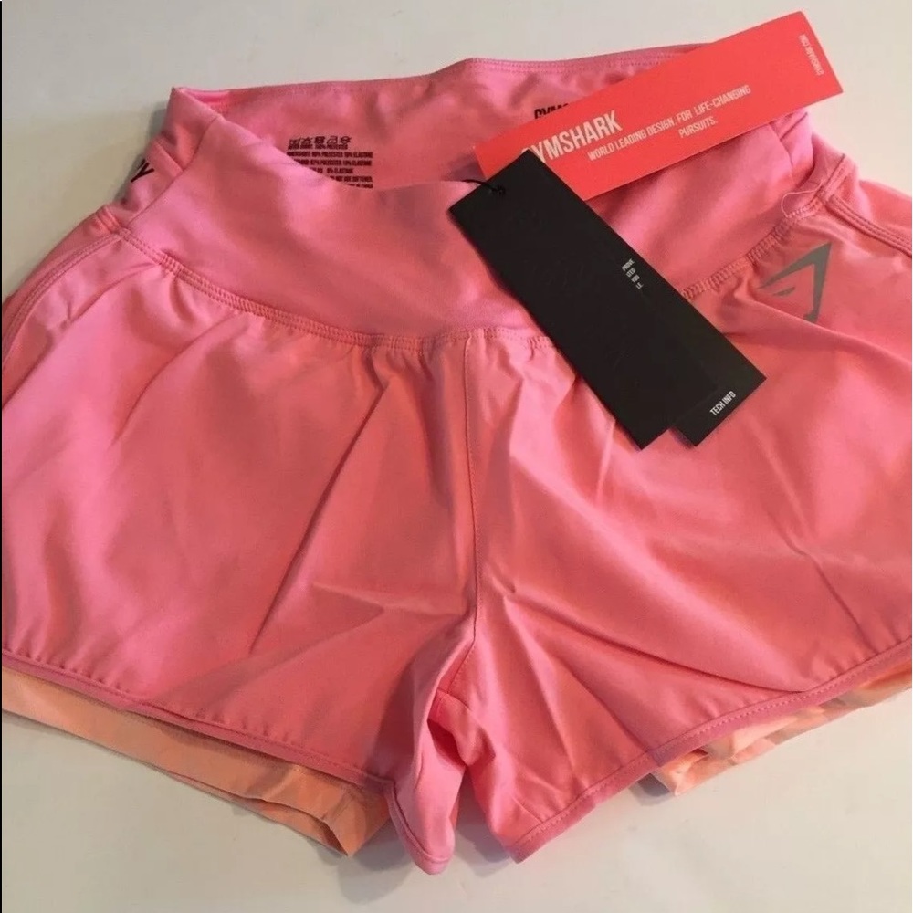 Gymshark Nova Running Shorts NWT XS Sorbet Pink