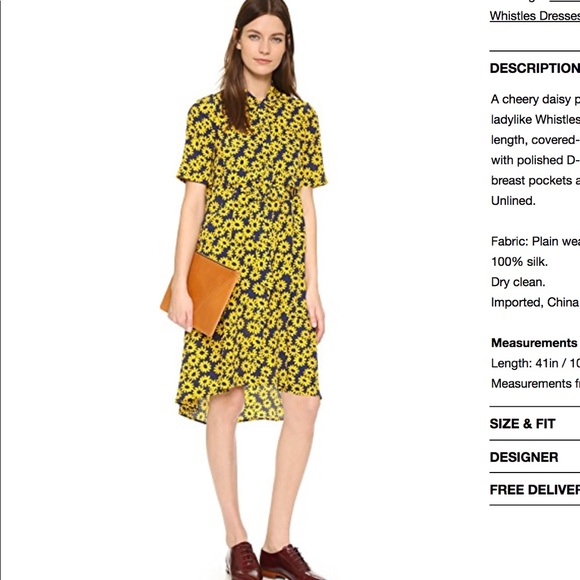 Whistles Daisy Shirtdress - Picture 2 of 3