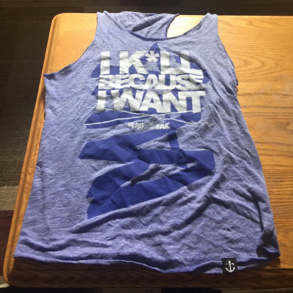 flag not fail tank top