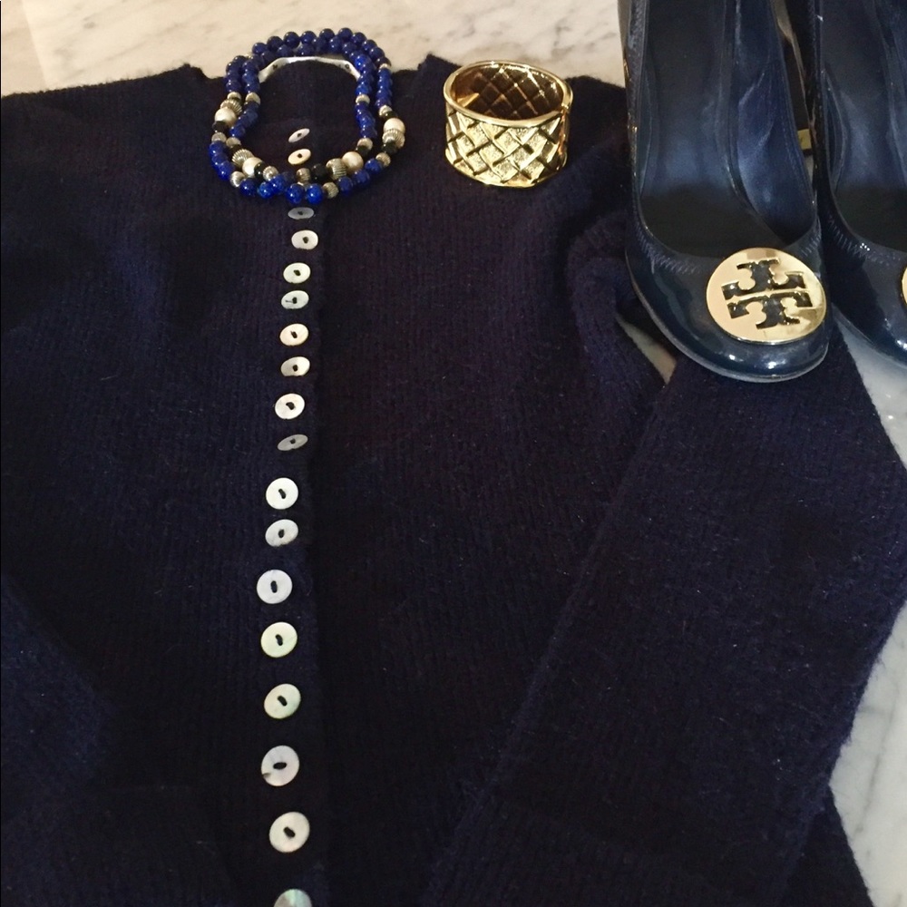 Max Studio Navy Multi Season super soft/flattering - Picture 2 of 3
