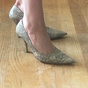 Women's Leather Nine West Heels