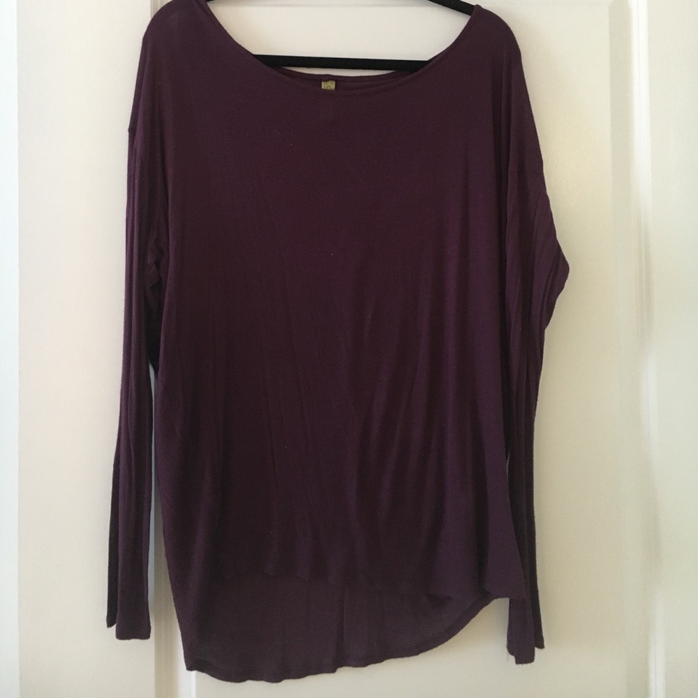 High-Low Long Sleeve Shirt