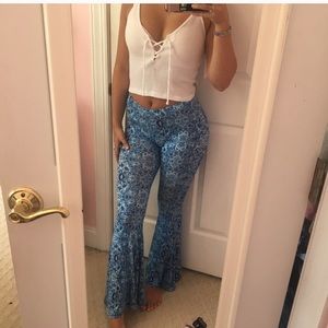 Altars state boho bell bottom pants