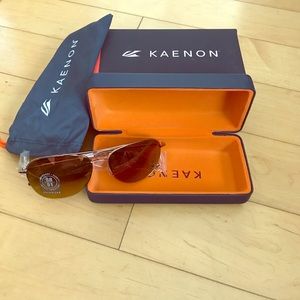 Kaenon BNIB tortoise rose gold sunglasses