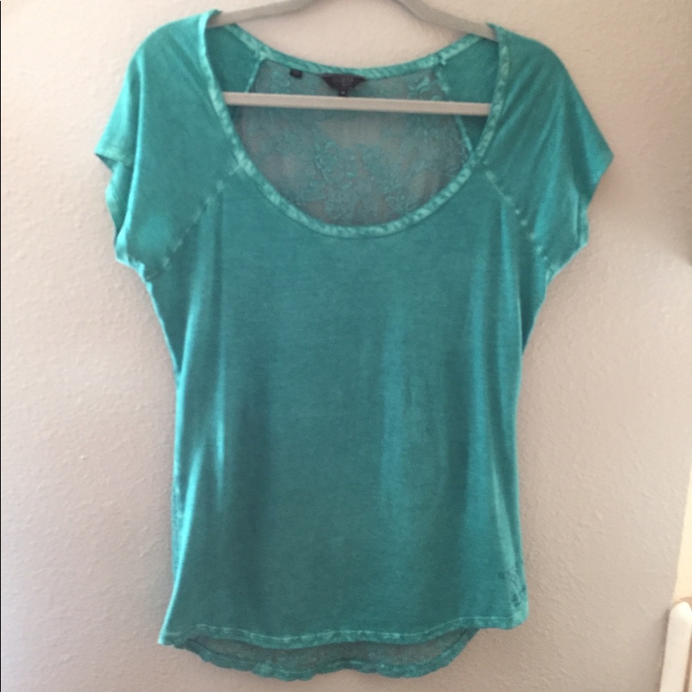 Green GUESS top