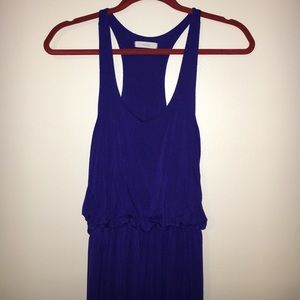 Lush size small navy blue maxi dress