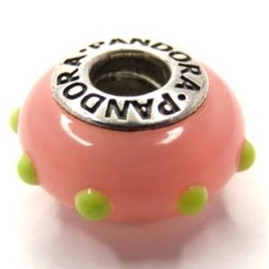 Pink and green Pandora charm! 💗💚