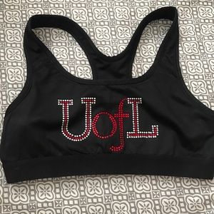 University of Louisville jeweled sports bra
