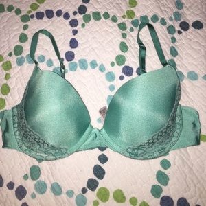Green Push up bra
