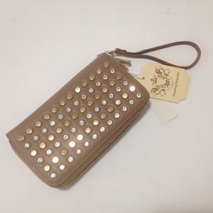 Studded Leather Wallet