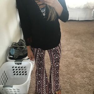 Comfortable bohemian flare pants!