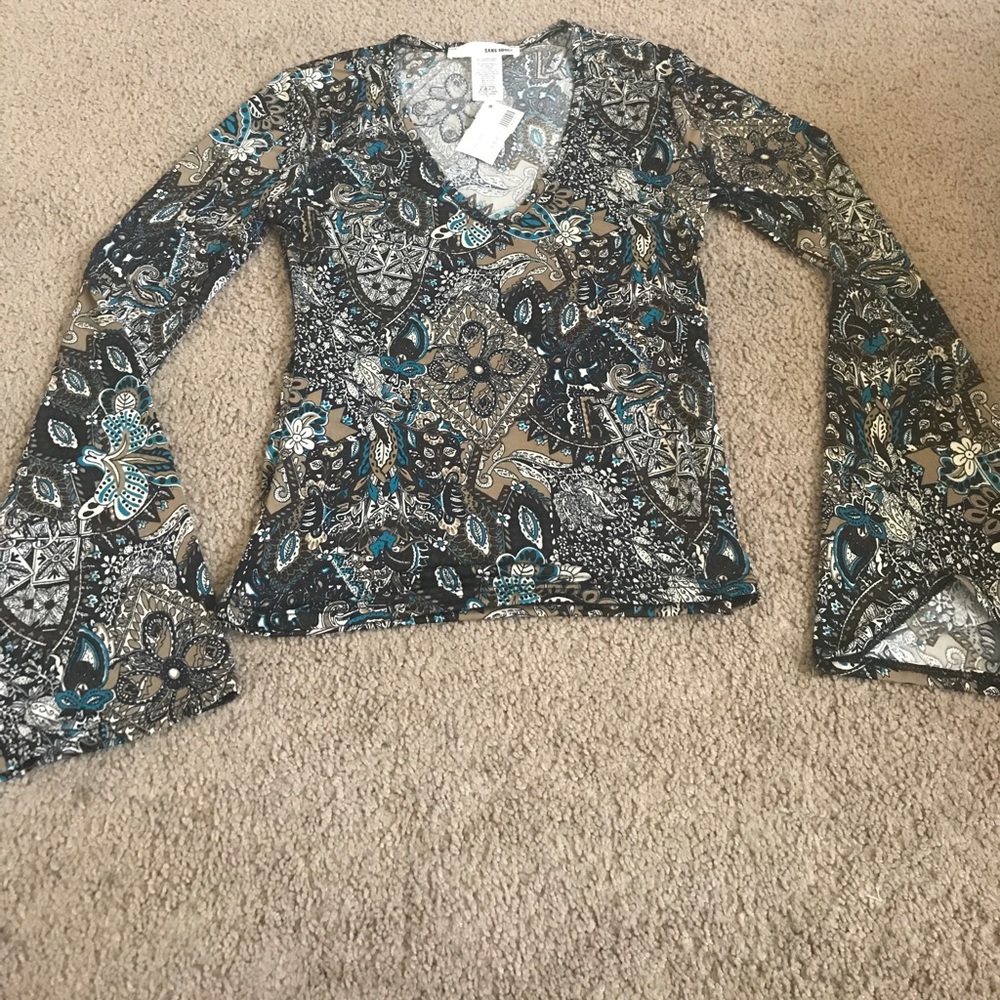 Brand new Paisley print top