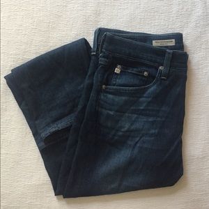 AG EX-Boyfriend Slouchy Slim jeans in Dark Blue
