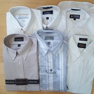Six Men's dress shirts