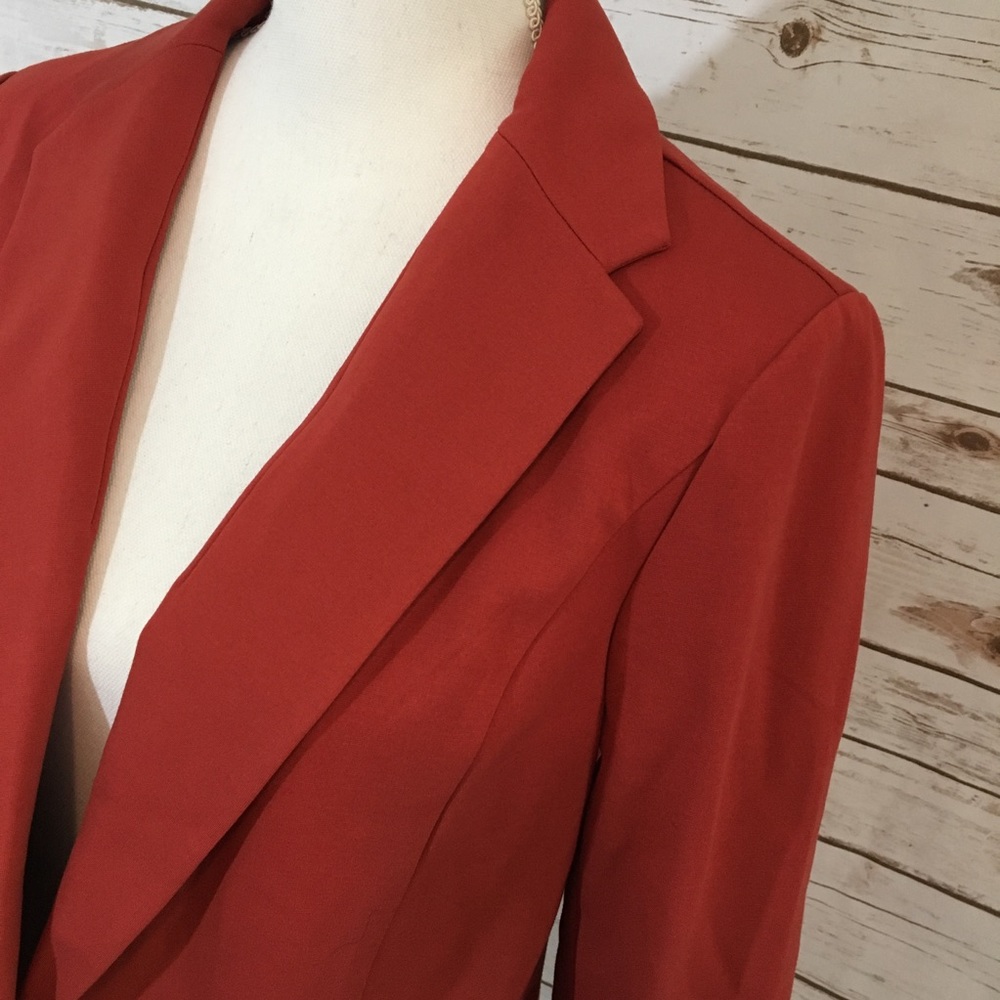 Anne Klein Rust Colored Wear to Work Blazer