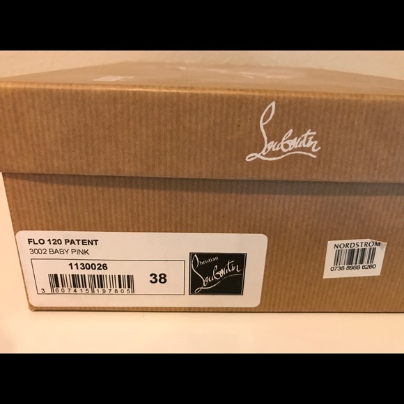 Christian Louboutin Patent Peep Toe Shoes - Picture 3 of 3