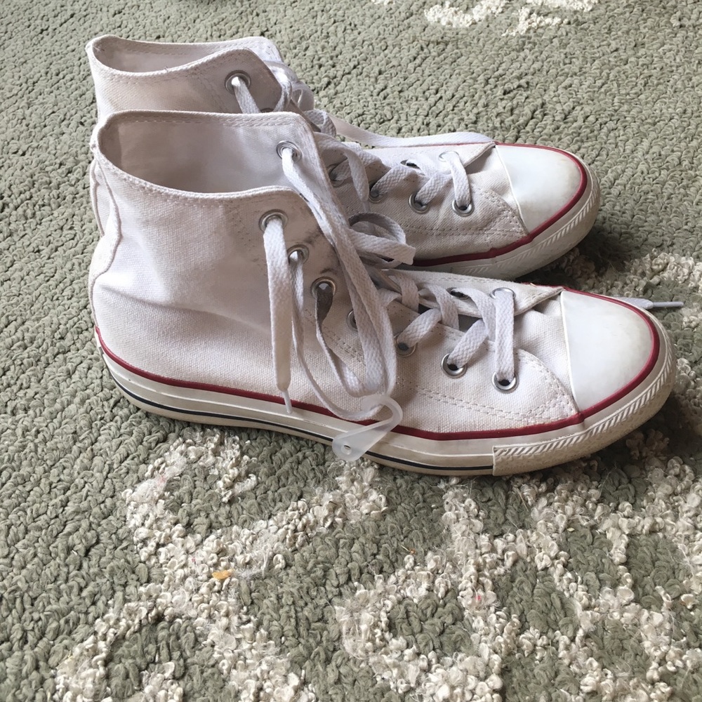 High Top White Converse