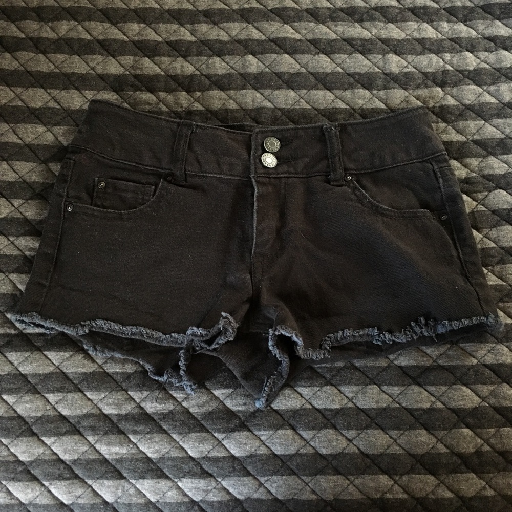FREE WITH ANY PURCHASE Black Jean Shorts