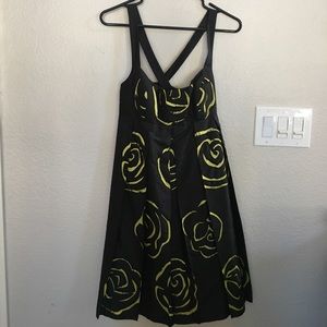 INC black babydoll dress