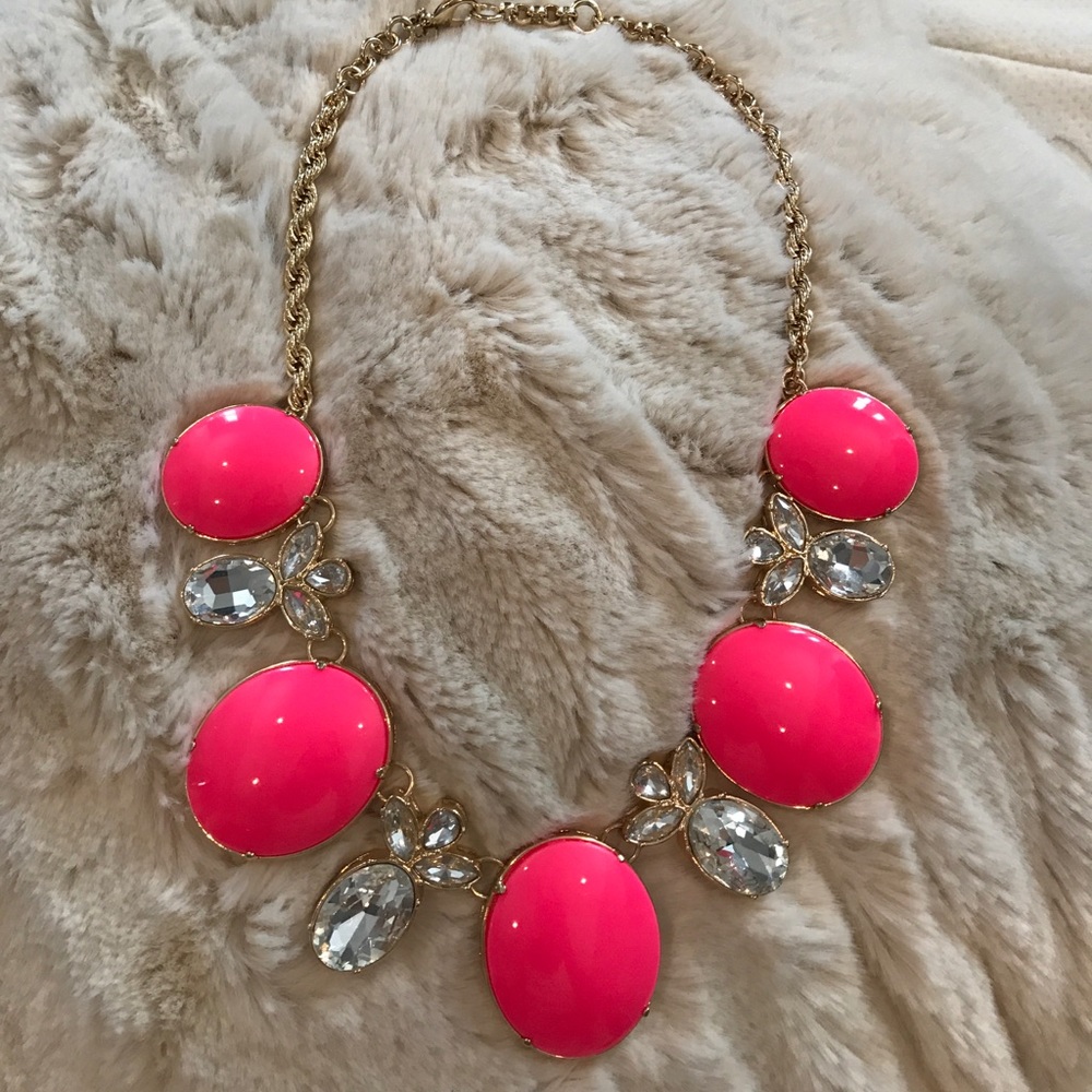 Hot pink necklace!