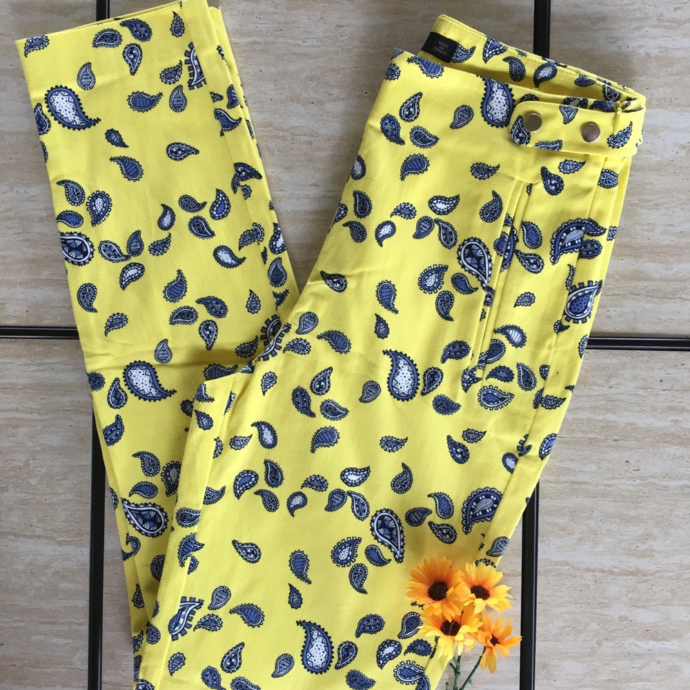 Zara printed trousers