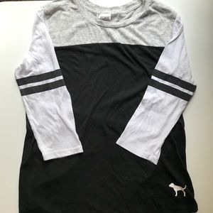 VS PINK Half Sleeve Teen Shirt