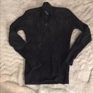 American rag 1/4 zip sweater