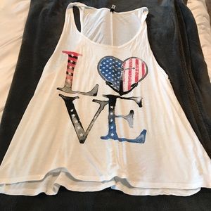 Triumph Patriotic Tank Size Small