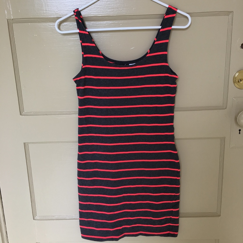 H&M stripe jersey dress