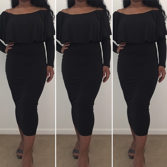Plus size off the shoulder dress - Picture 1 of 1