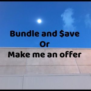 I offer a great bundle discount I'm open to offers