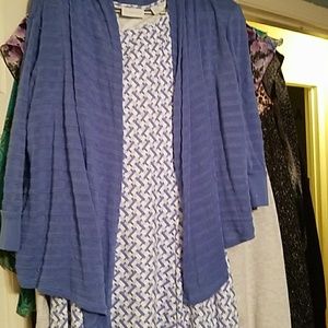 sweater and dresa outfit