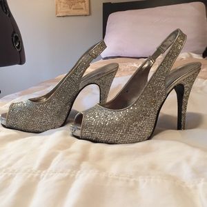 Sparkly 4" heels