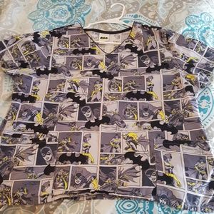 XL Catwoman scrub top