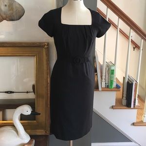 Banana republic belted midi dress