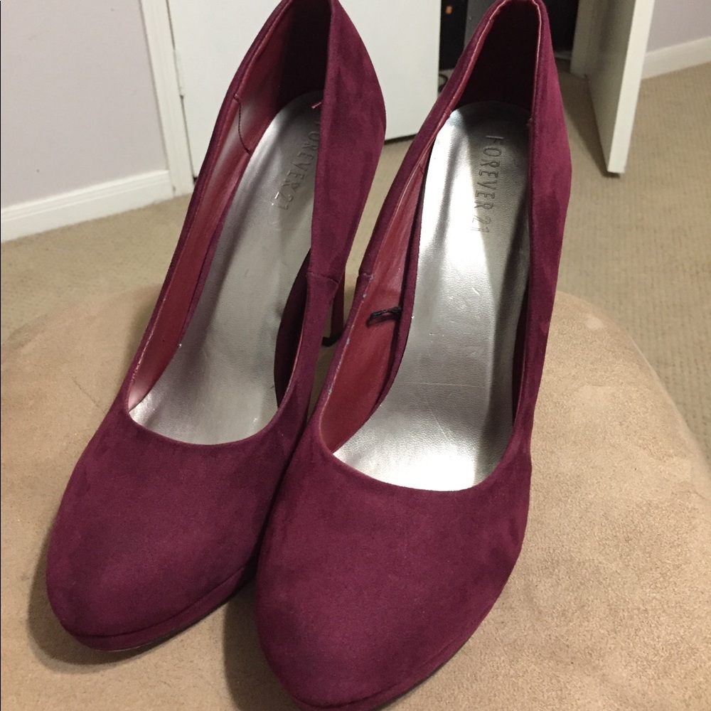 Forever 21 Suede High Heels