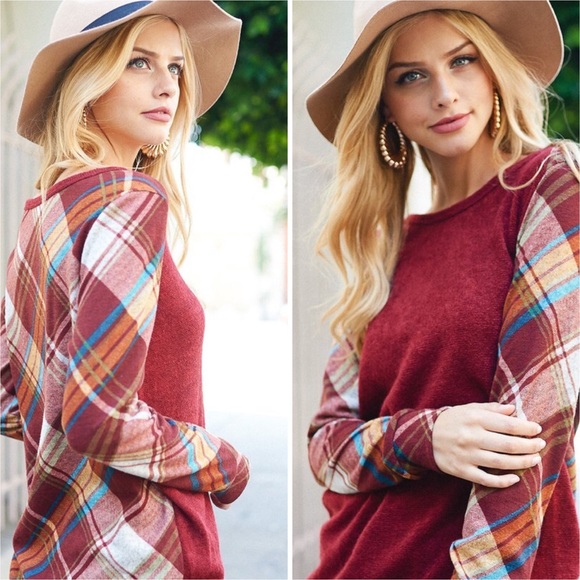 Plaid Countryside Top - Picture 2 of 4