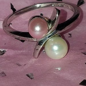 14 k White Gold & Pearls *Lowest I'll go 35*