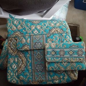 Vera Bradley Hipster and Euro Wallet