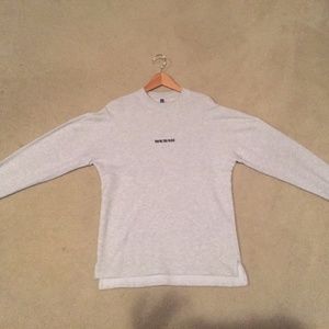 H&M "You're Too Close" Oversized Crewneck Hoodie