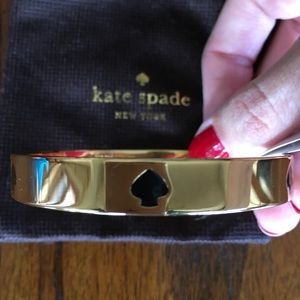 Kate Spade Gold and Black Bangle
