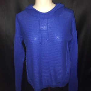 Abercrombie and Fitch Royal Blue Knit Hoodie