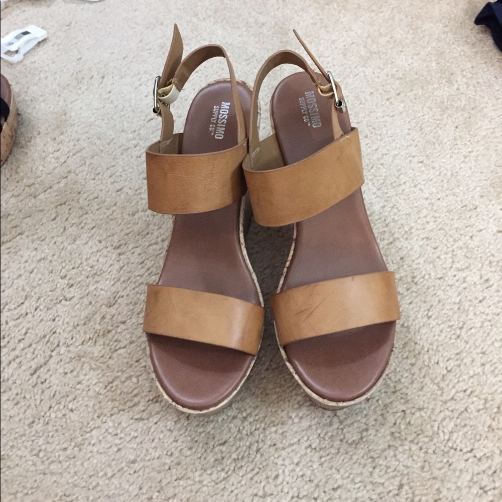 Tan wedges