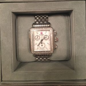 Michele Art Deco Diamond Watch