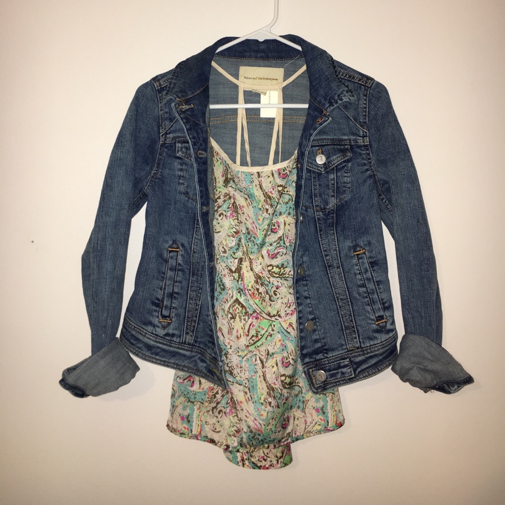 Elodie size small colorful paisley tank