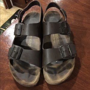 Birkenstock Brown Leather Sandals
